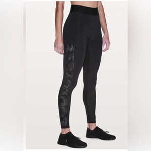 lululemon athletica Black Laser-Cut Leggings